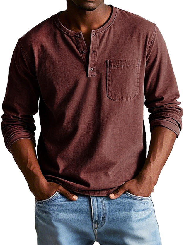 Savrani™ | Camicia Vintage a Maniche Lunghe