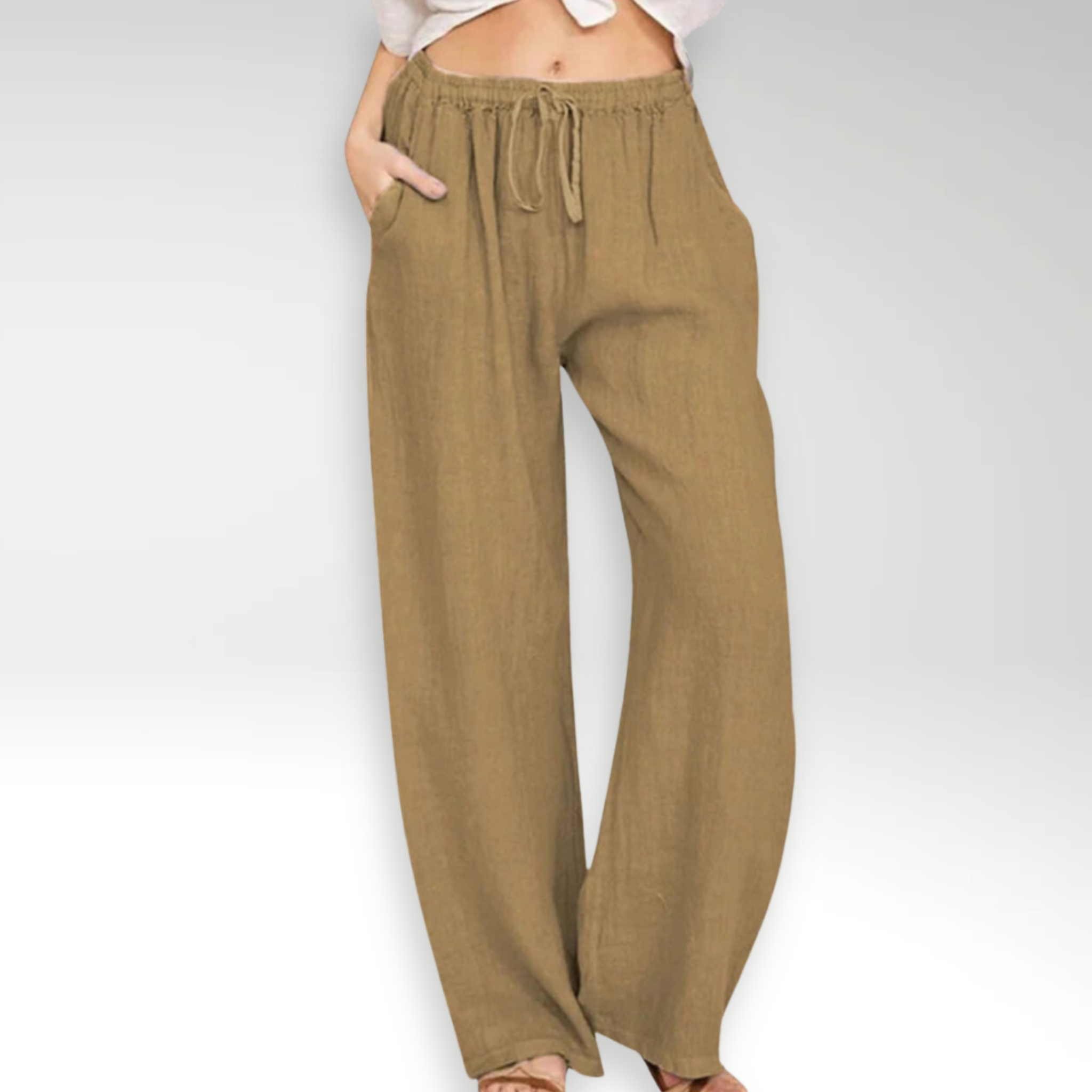 Savrani™ | Pantaloni comfort a gamba larga.