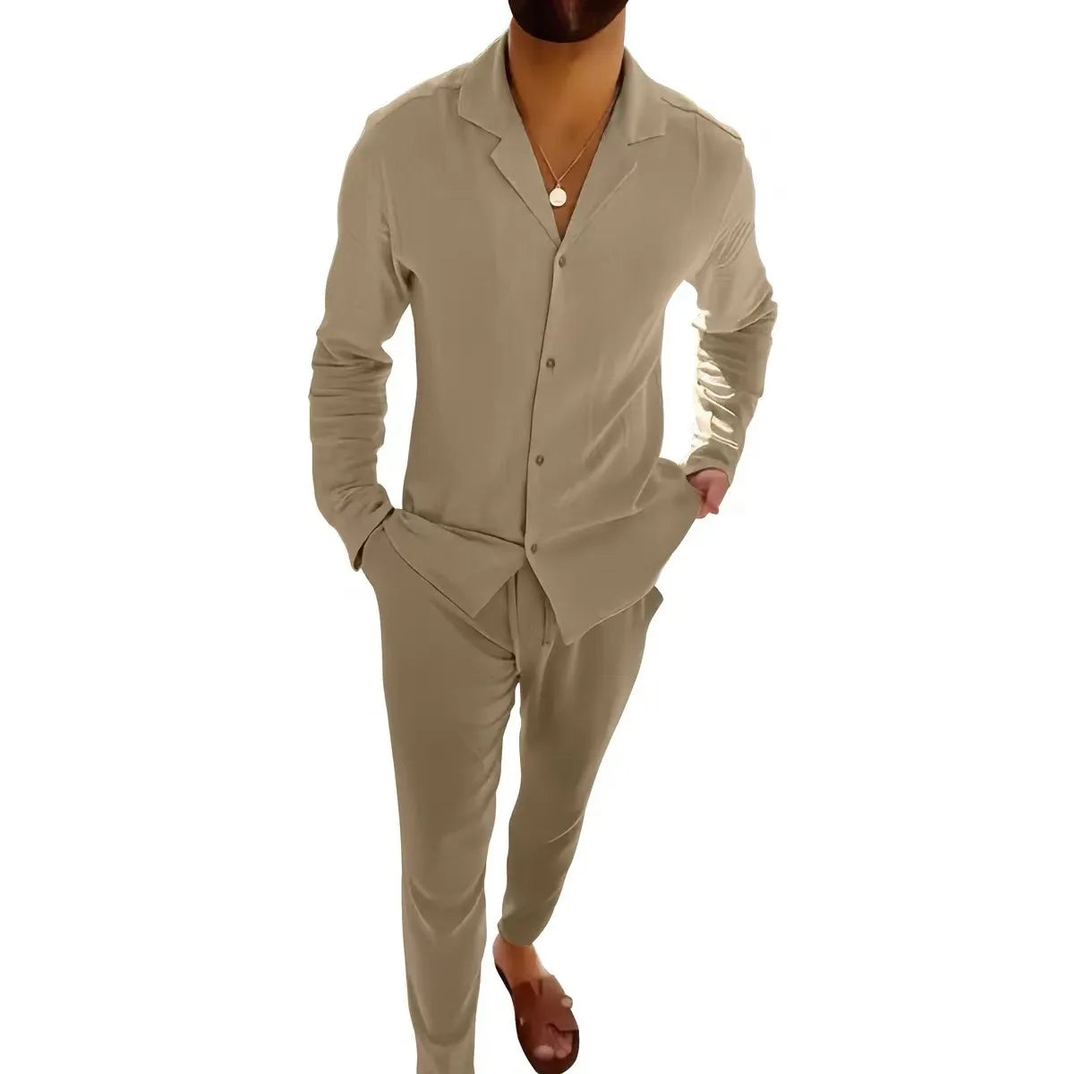 Savrani™ | Completo estivo da uomo in lino