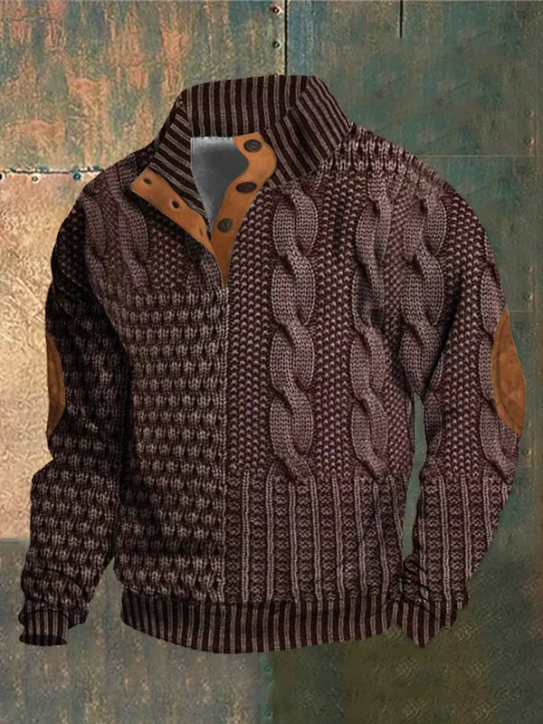 Savrani™ | Maglione a maglia con motivo