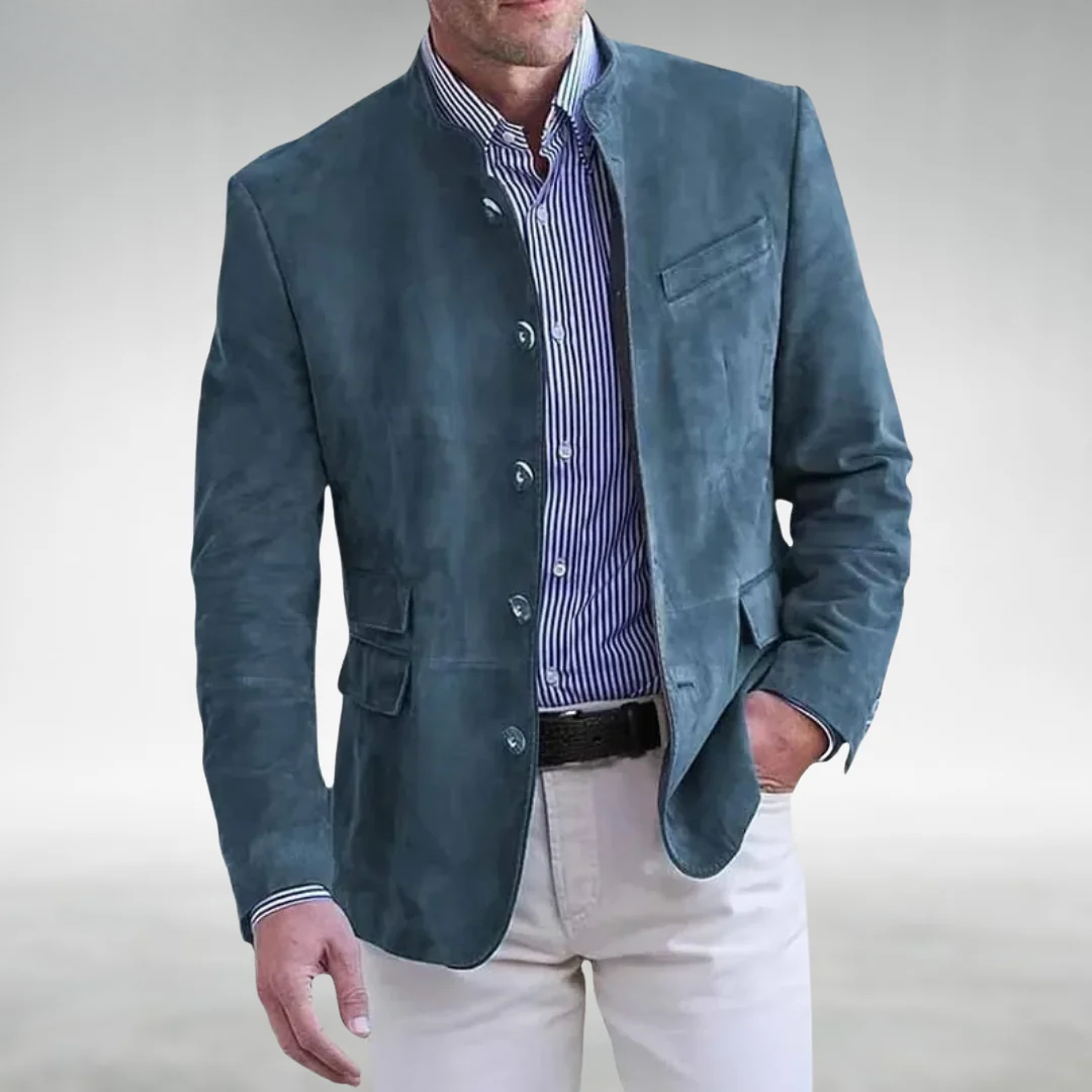 Savrani™ | Giacca in pelle scamosciata