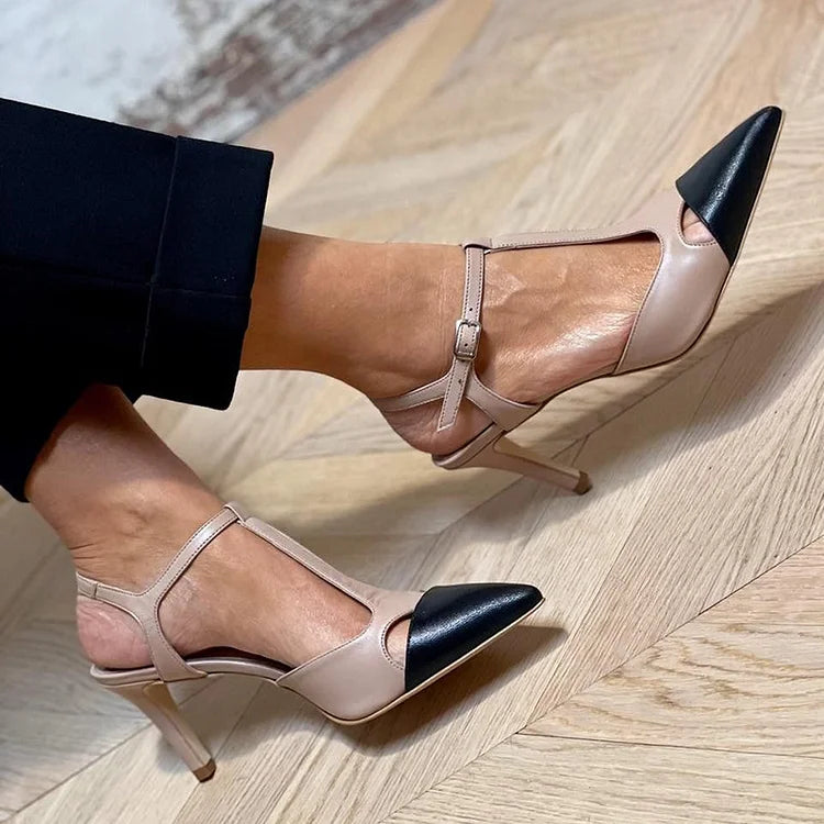 Savrani™ | Scarpe con Punta Bicolore
