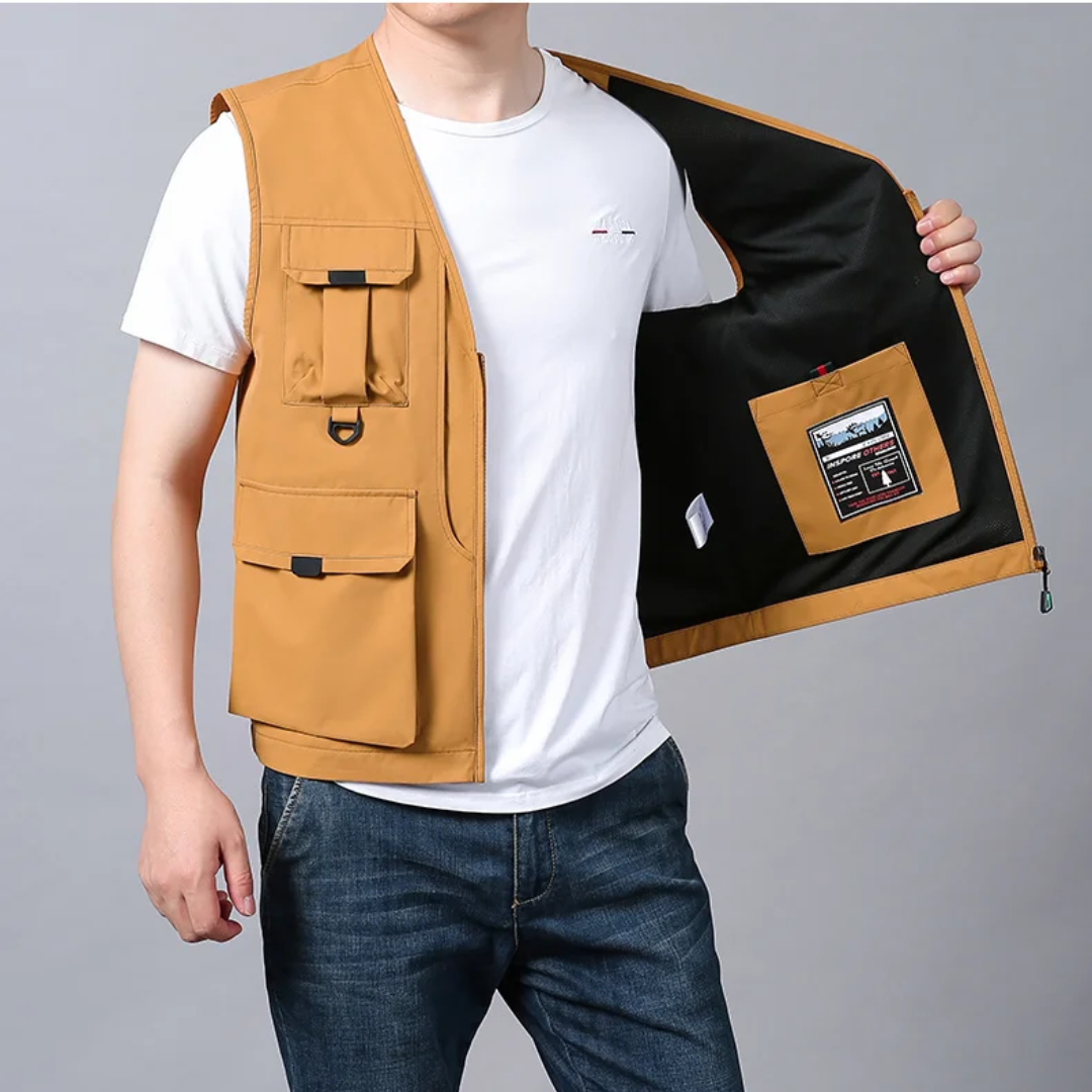 Savrani™ | Gilet cargo elegante e casual