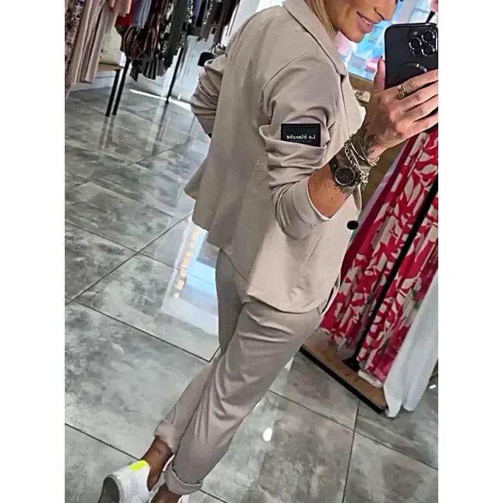 Savrani™ | Set elegante di blazer e pantaloni
