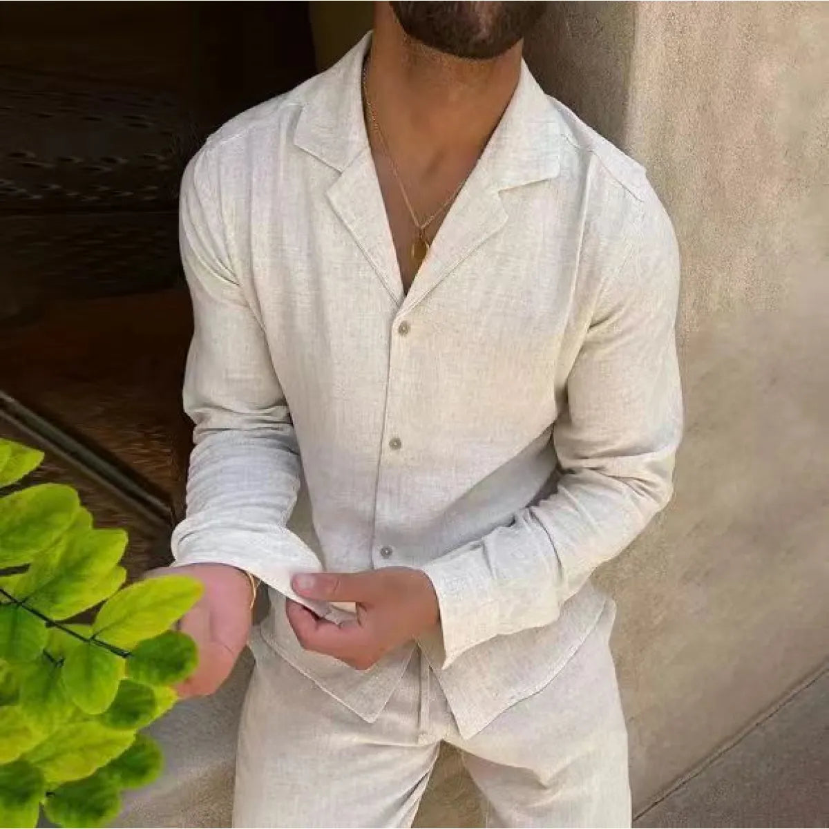 Savrani™ | Completo estivo da uomo in lino