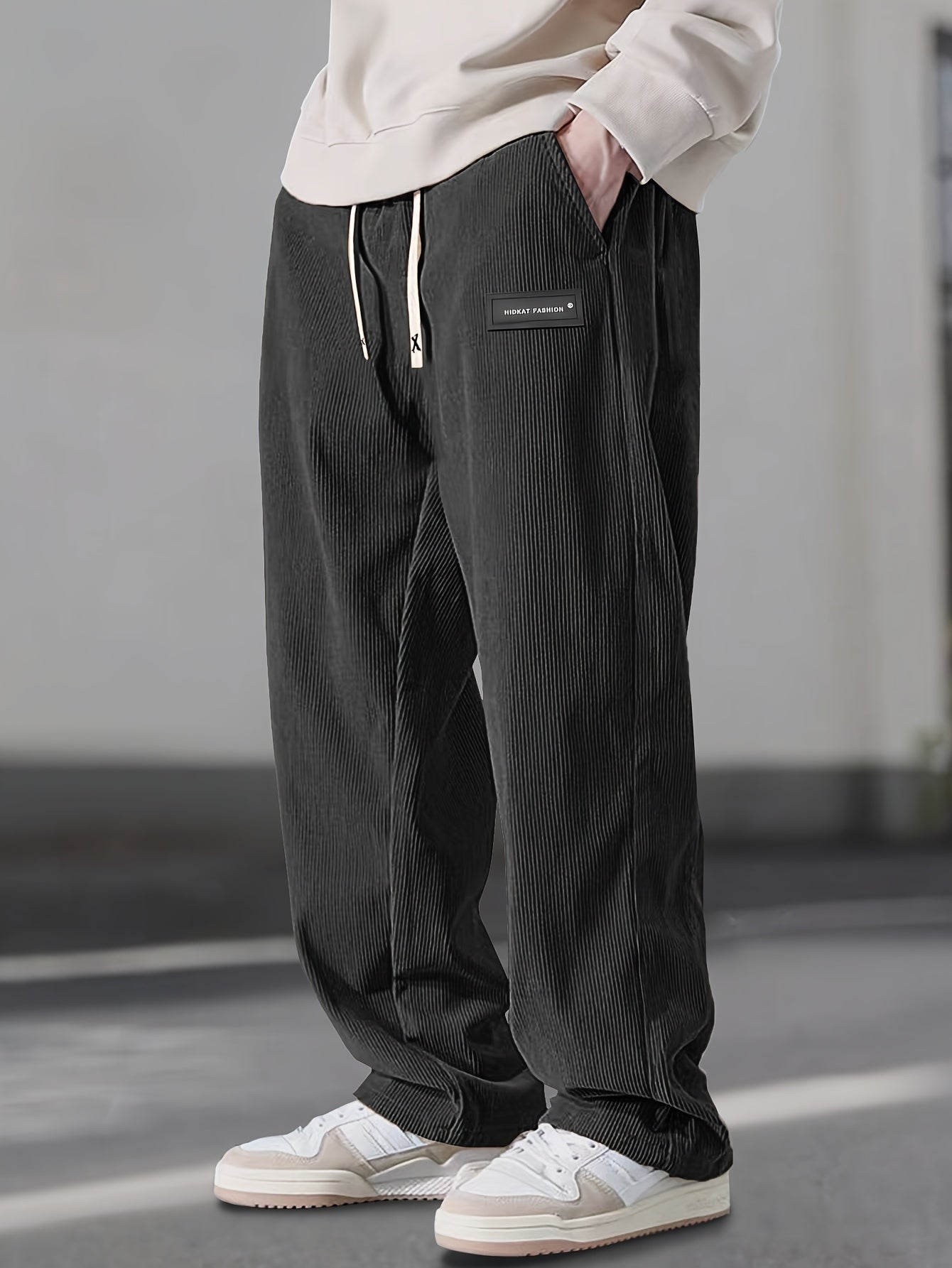 Savrani™ | Pantaloni dritti con coulisse in vita