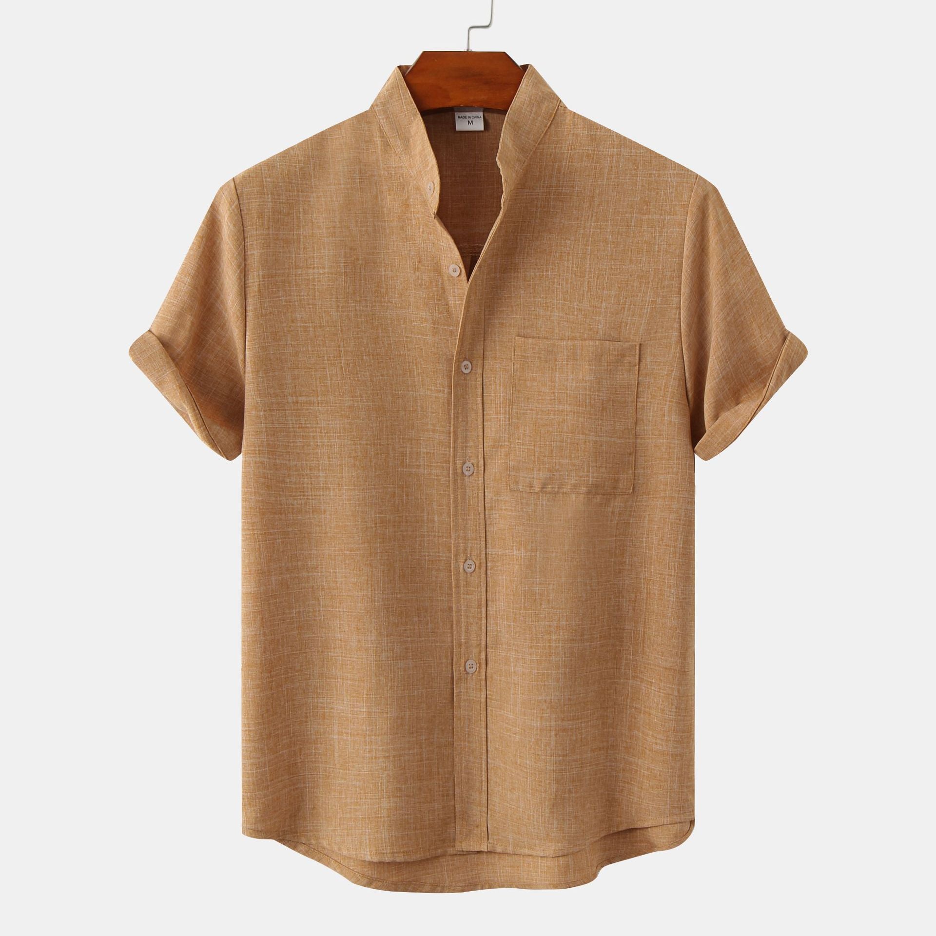 Savrani™ | Camicia in cotone unita con bottoni.