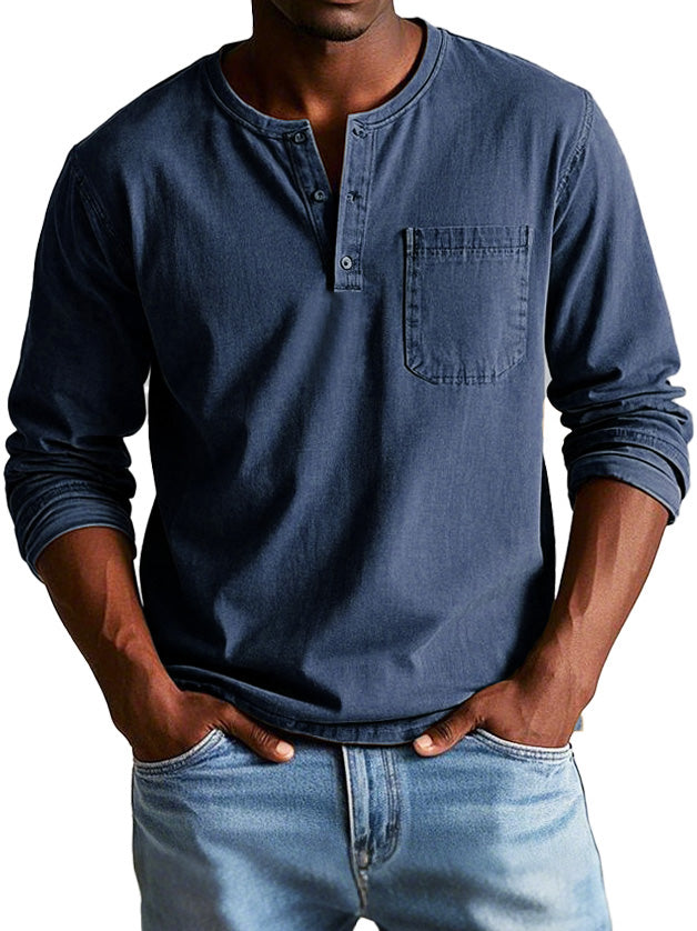 Savrani™ | Camicia Vintage a Maniche Lunghe