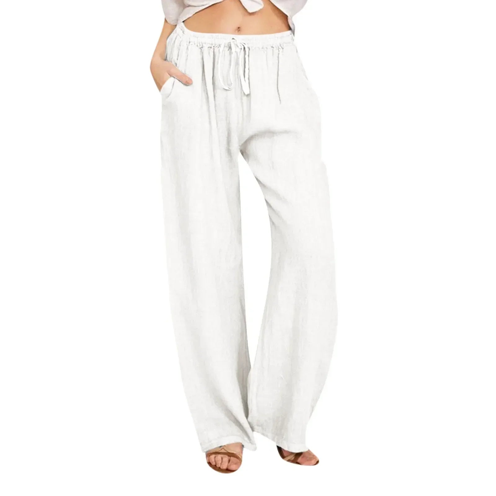 Savrani™ | Pantaloni comfort a gamba larga.