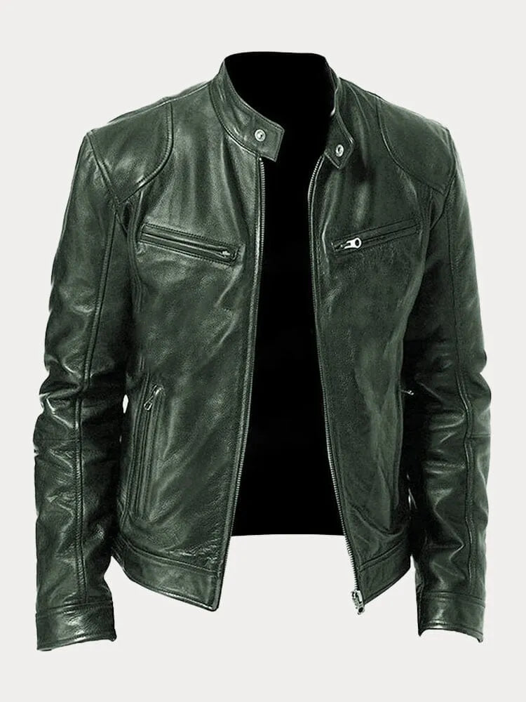 Savrani™ | Giacca casual in pelle