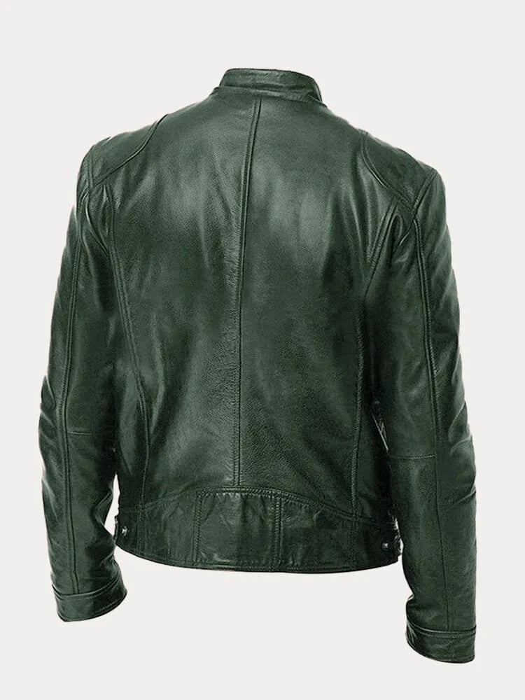 Savrani™ | Giacca casual in pelle