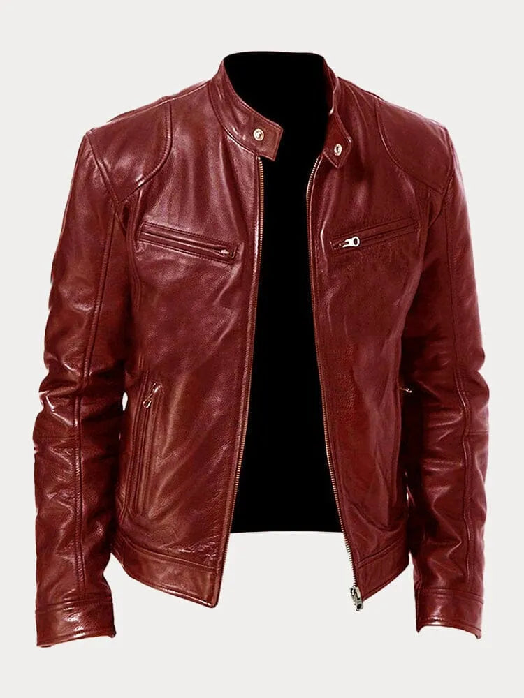Savrani™ | Giacca casual in pelle