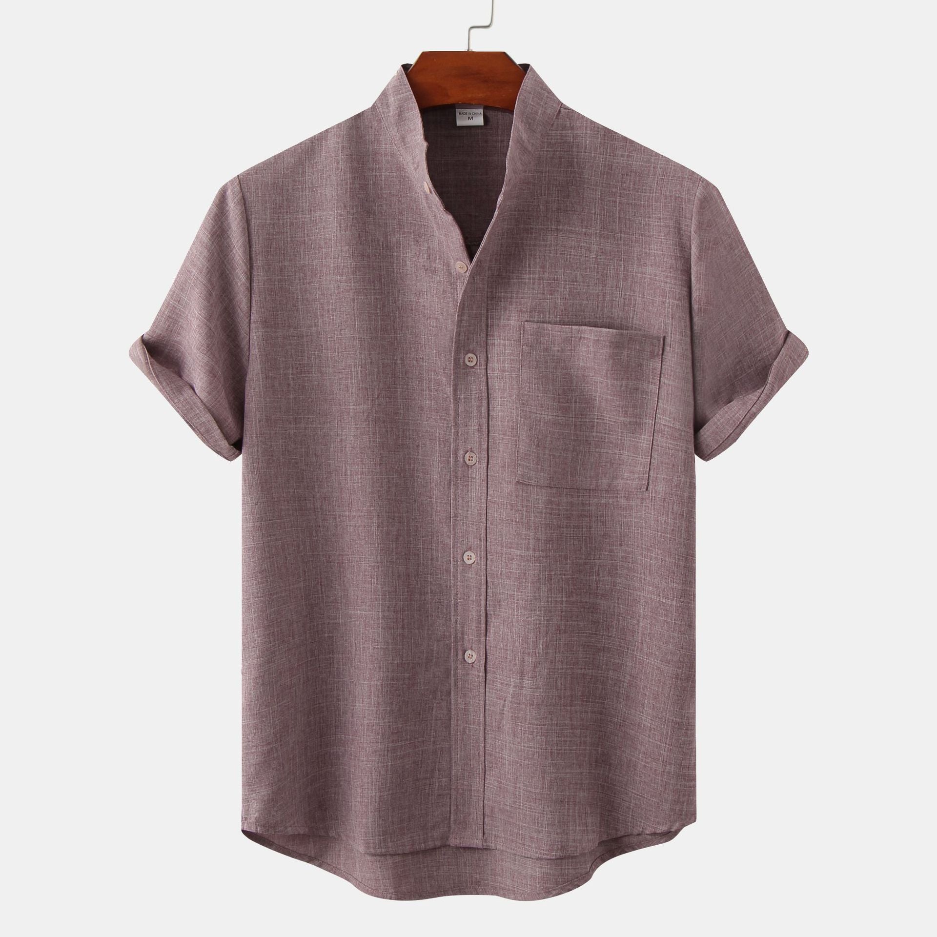 Savrani™ | Camicia in cotone unita con bottoni.