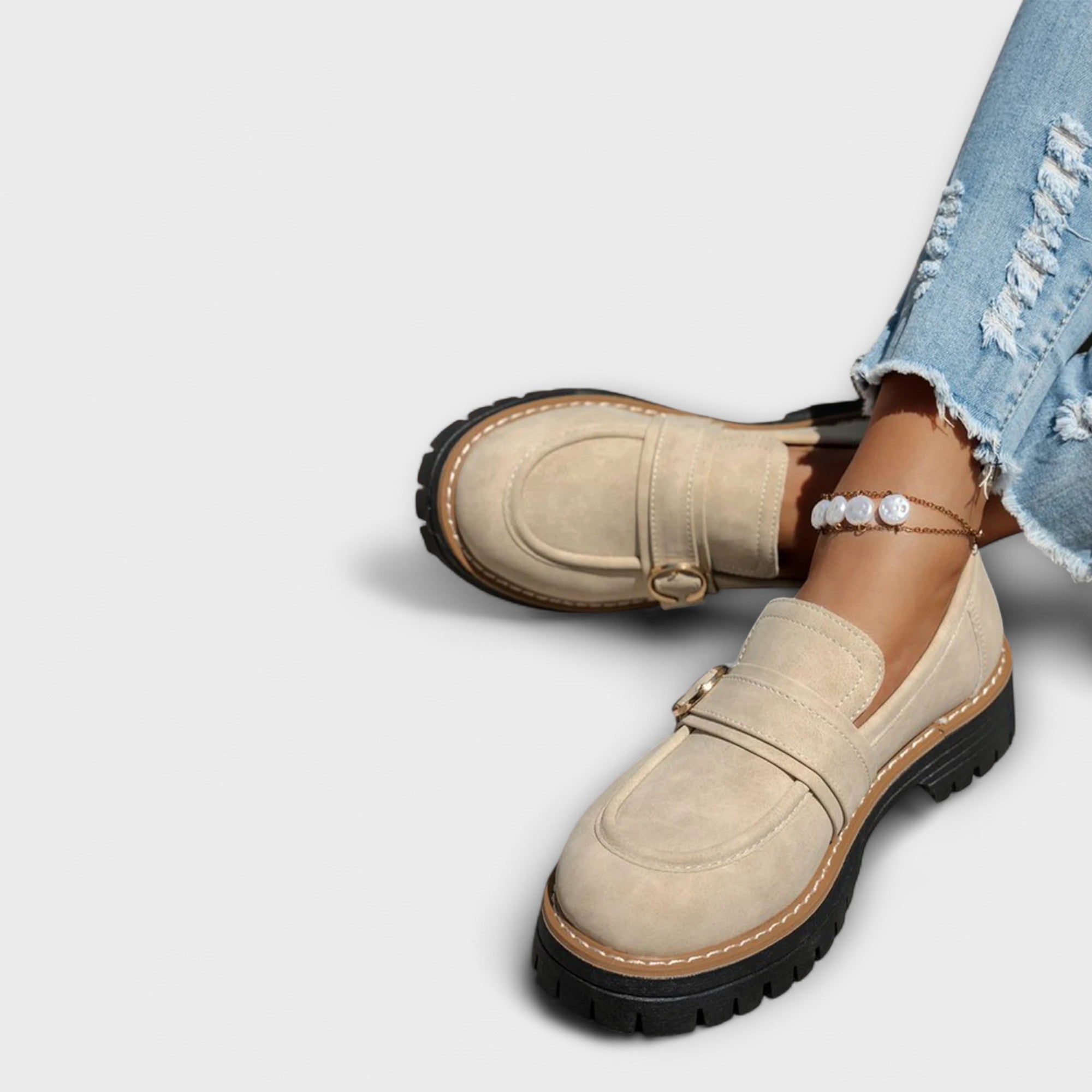 Savrani™ | Mocassini casual con punta arrotondata