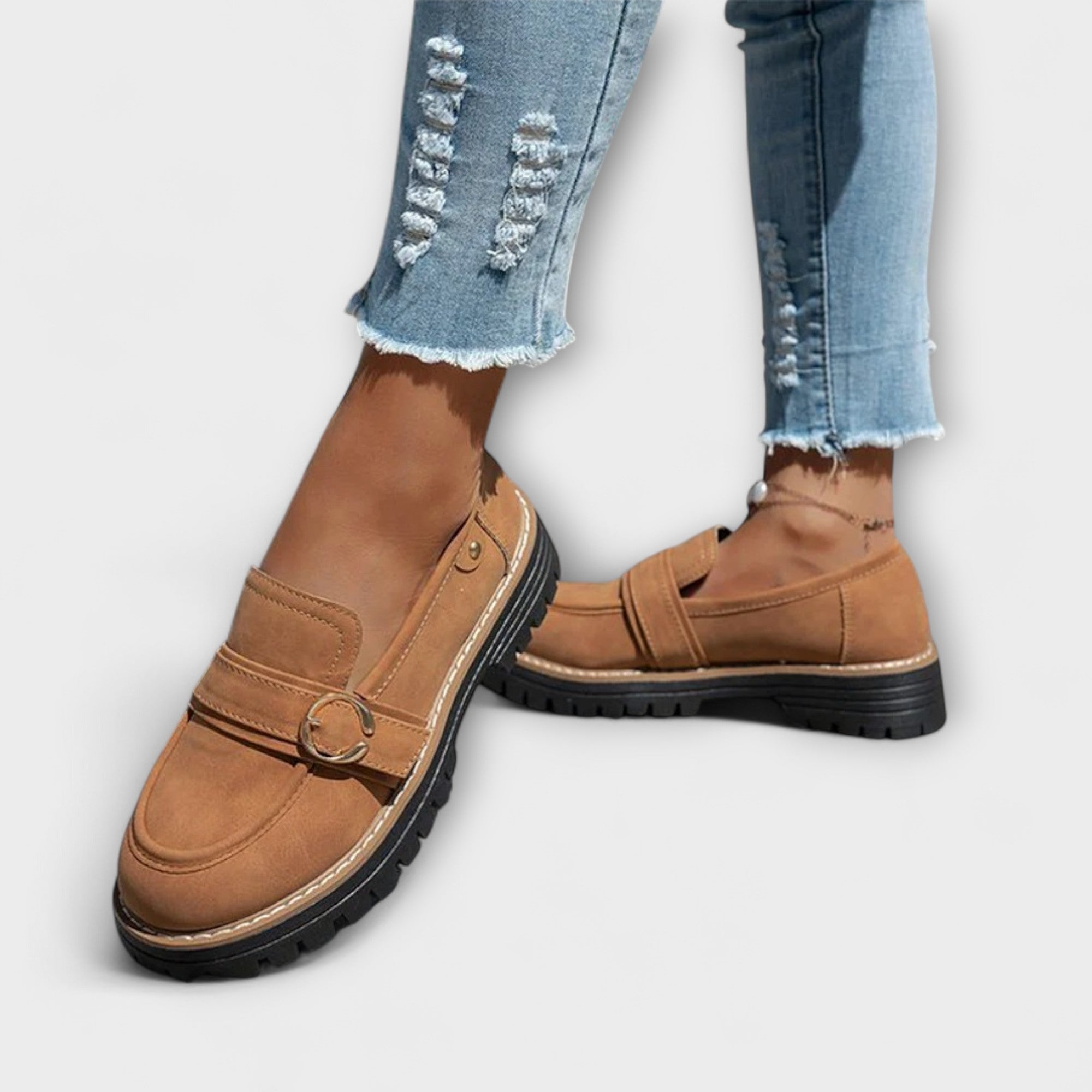 Savrani™ | Mocassini casual con punta arrotondata