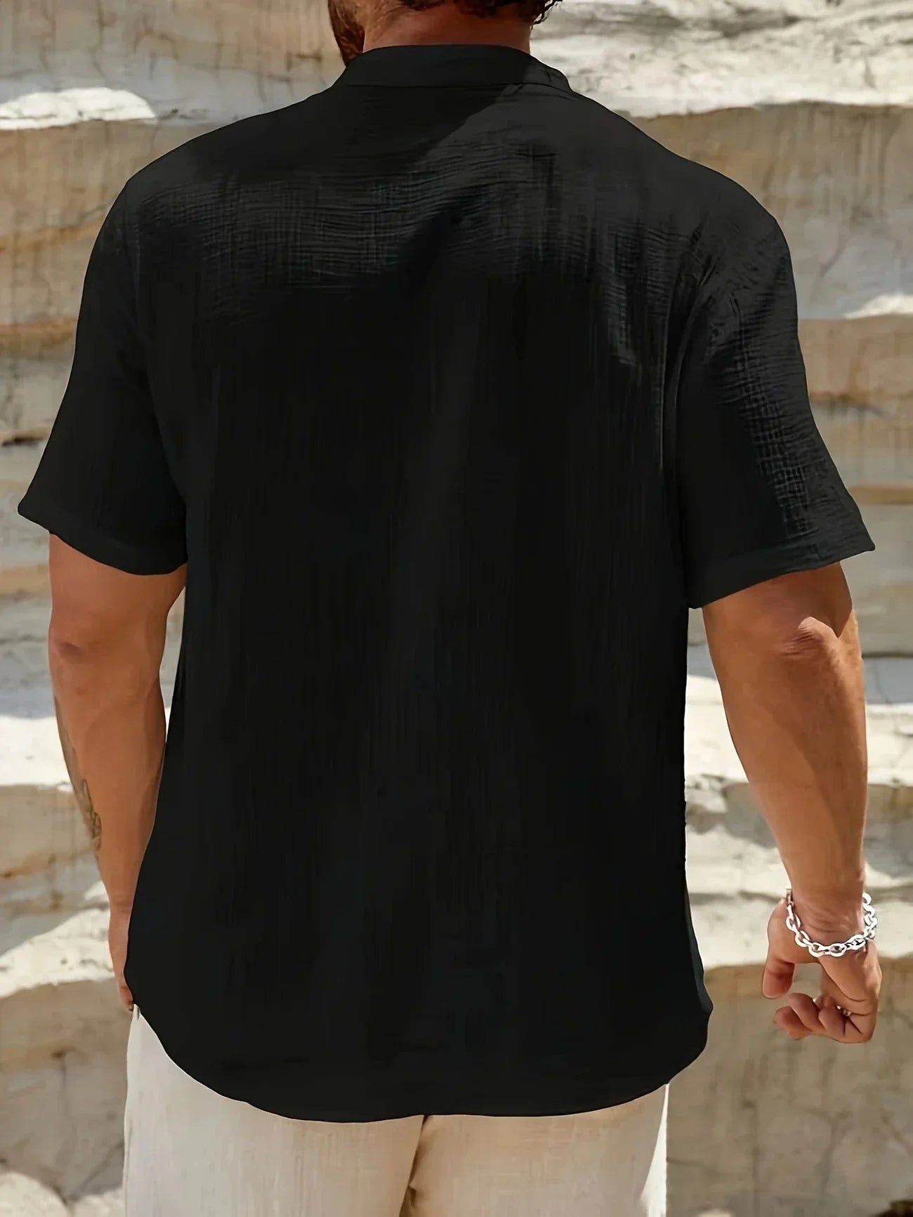 Savrani™ | Camicia estiva elegante con collo alto