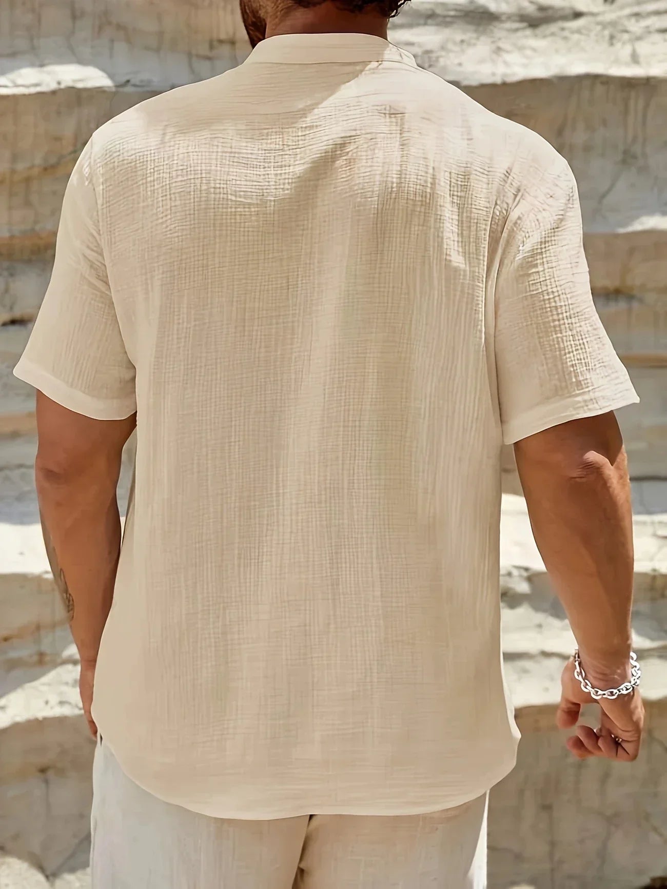 Savrani™ | Camicia estiva elegante con collo alto