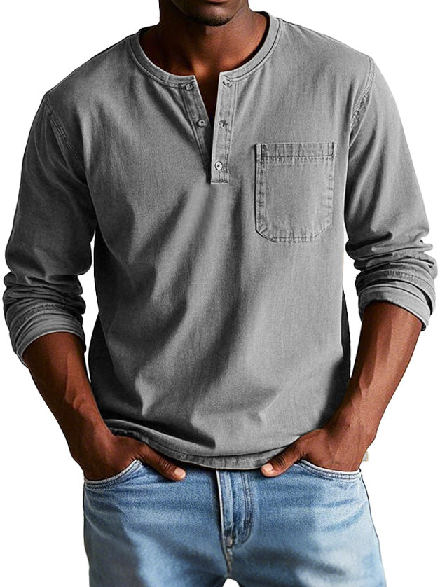 Savrani™ | Camicia Vintage a Maniche Lunghe