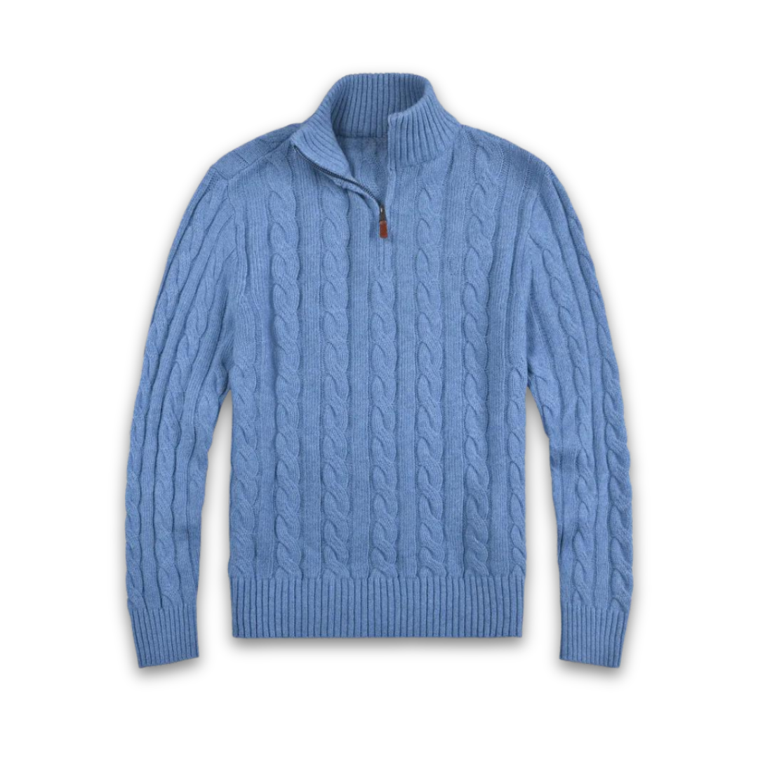 Savrani™ | Pullover con mezza zip