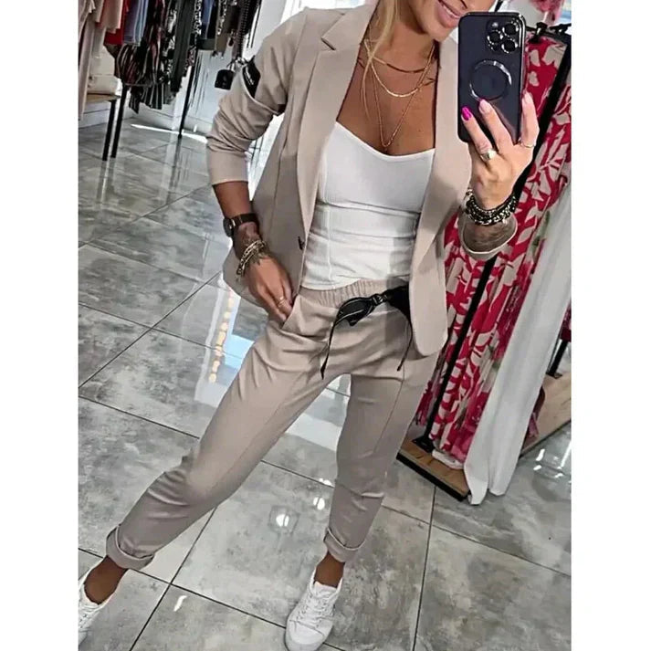 Savrani™ | Set elegante di blazer e pantaloni