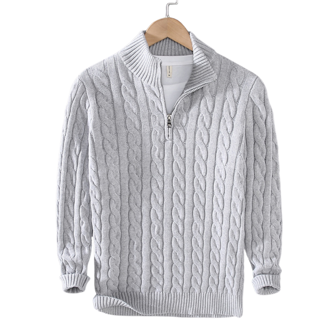 Savrani™ | Pullover con mezza zip