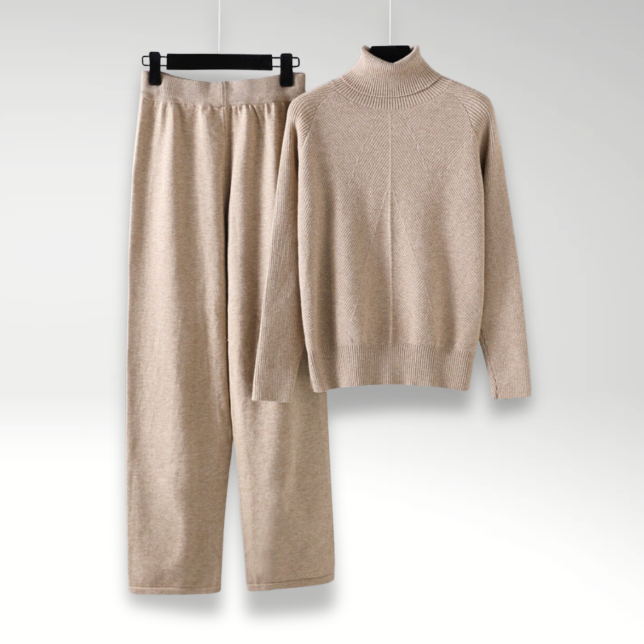 Savrani™ | Completo due pezzi Lounge in maglia a treccia