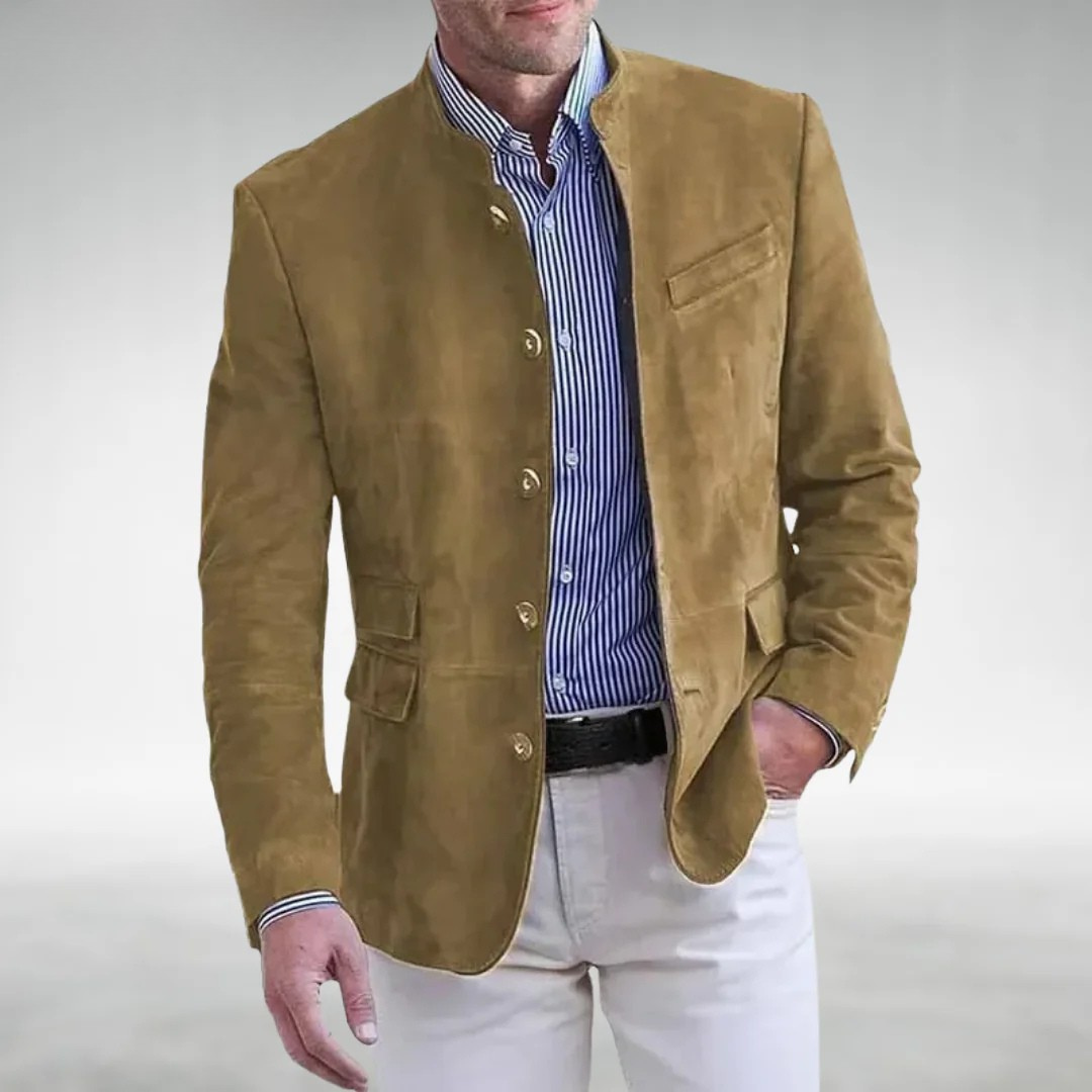 Savrani™ | Giacca in pelle scamosciata