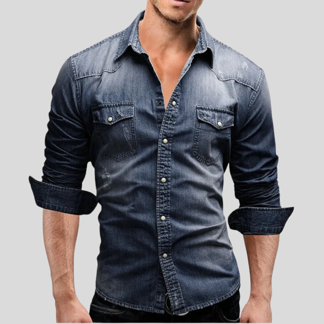 Savrani™ | Camicia in denim dallo stile moderno