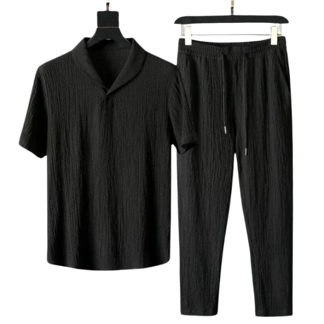 Savrani™ | Polo e pantaloni in cotone.