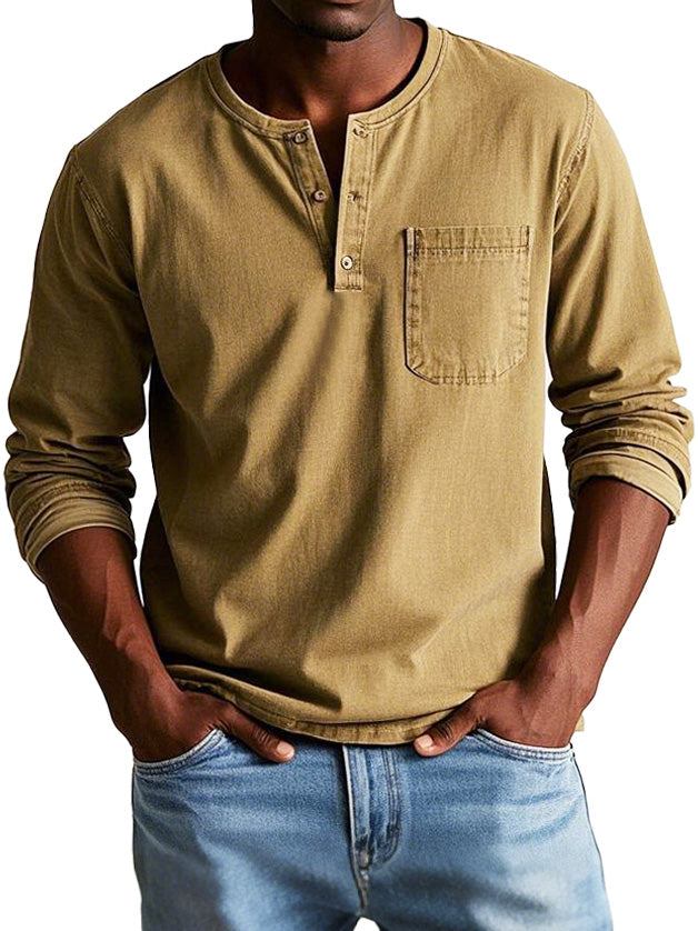 Savrani™ | Camicia Vintage a Maniche Lunghe