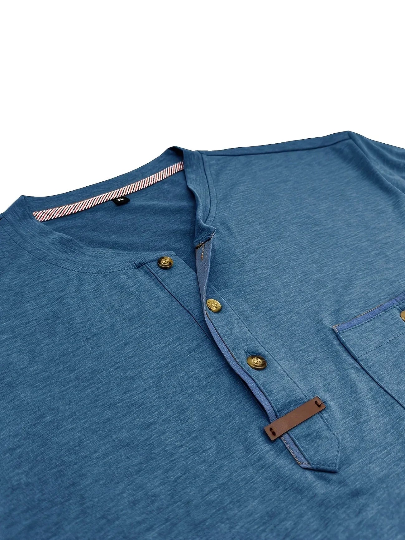 Savrani™ | T-shirt elegante con colletto rotondo e tasca