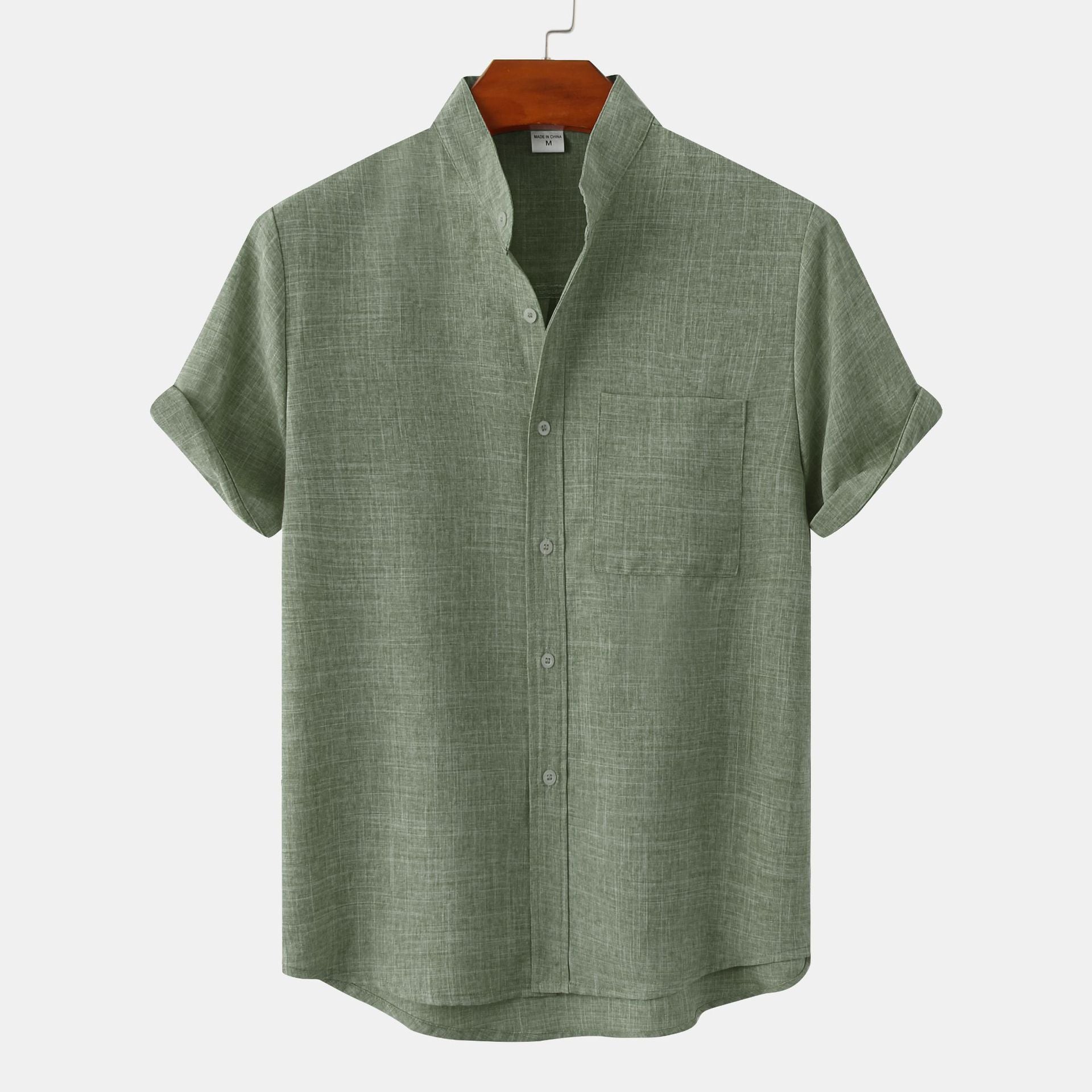 Savrani™ | Camicia in cotone unita con bottoni.