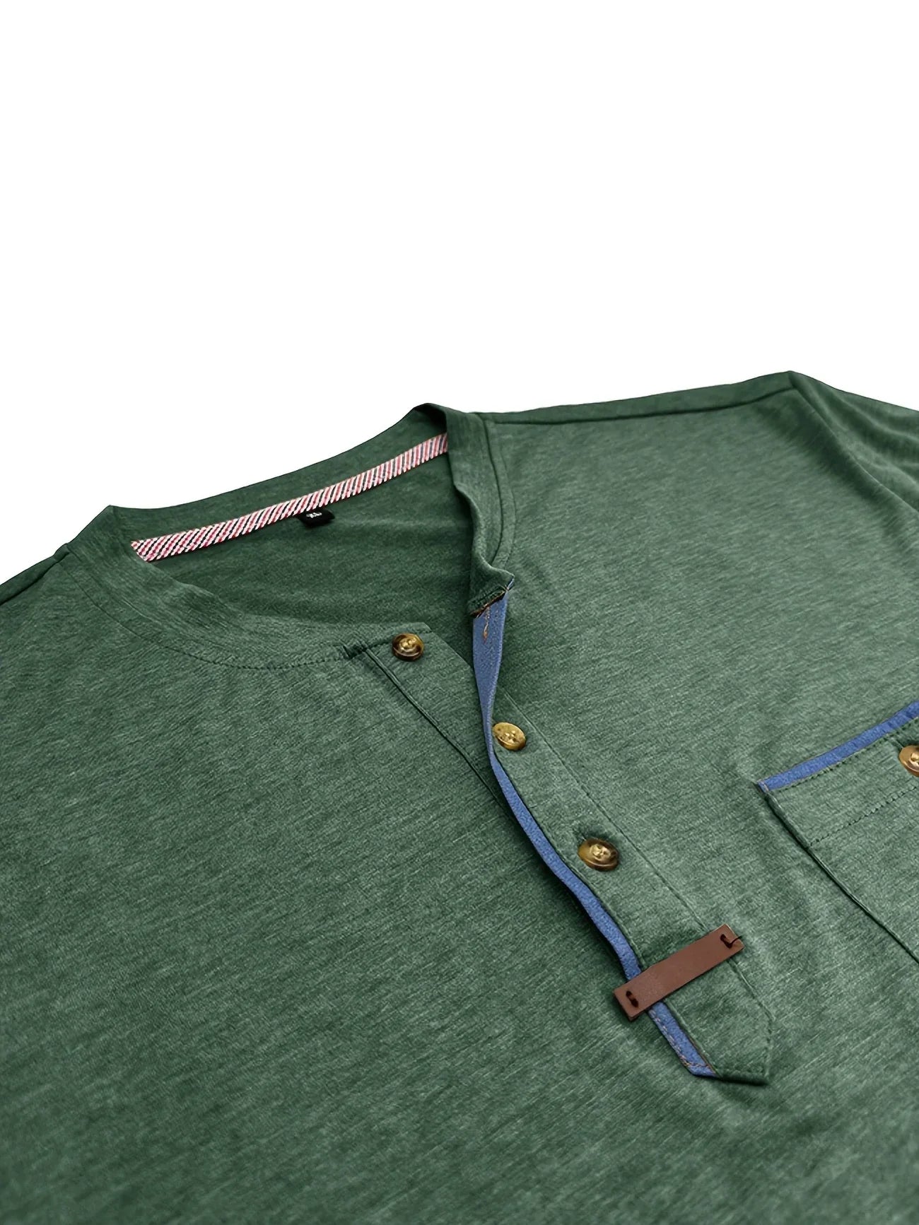 Savrani™ | T-shirt elegante con colletto rotondo e tasca