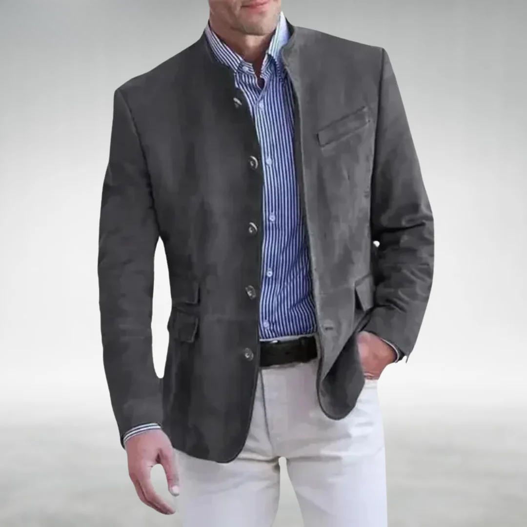 Savrani™ | Giacca in pelle scamosciata