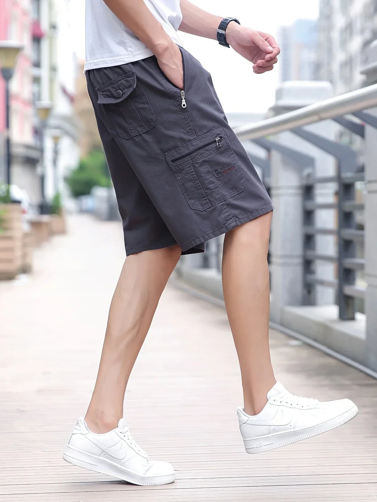 Savrani™ | Pantaloni cargo corti leggeri con tasche