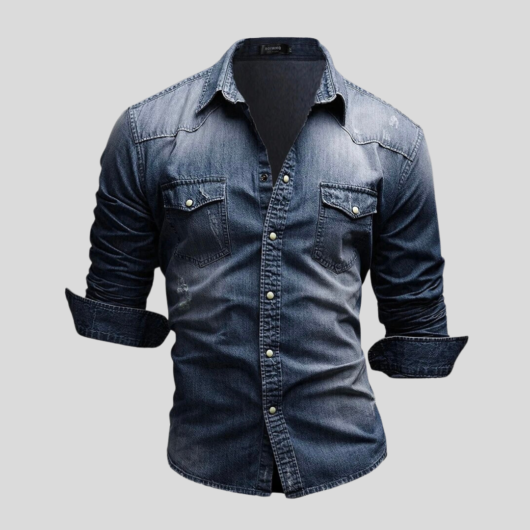 Savrani™ | Camicia in denim dallo stile moderno