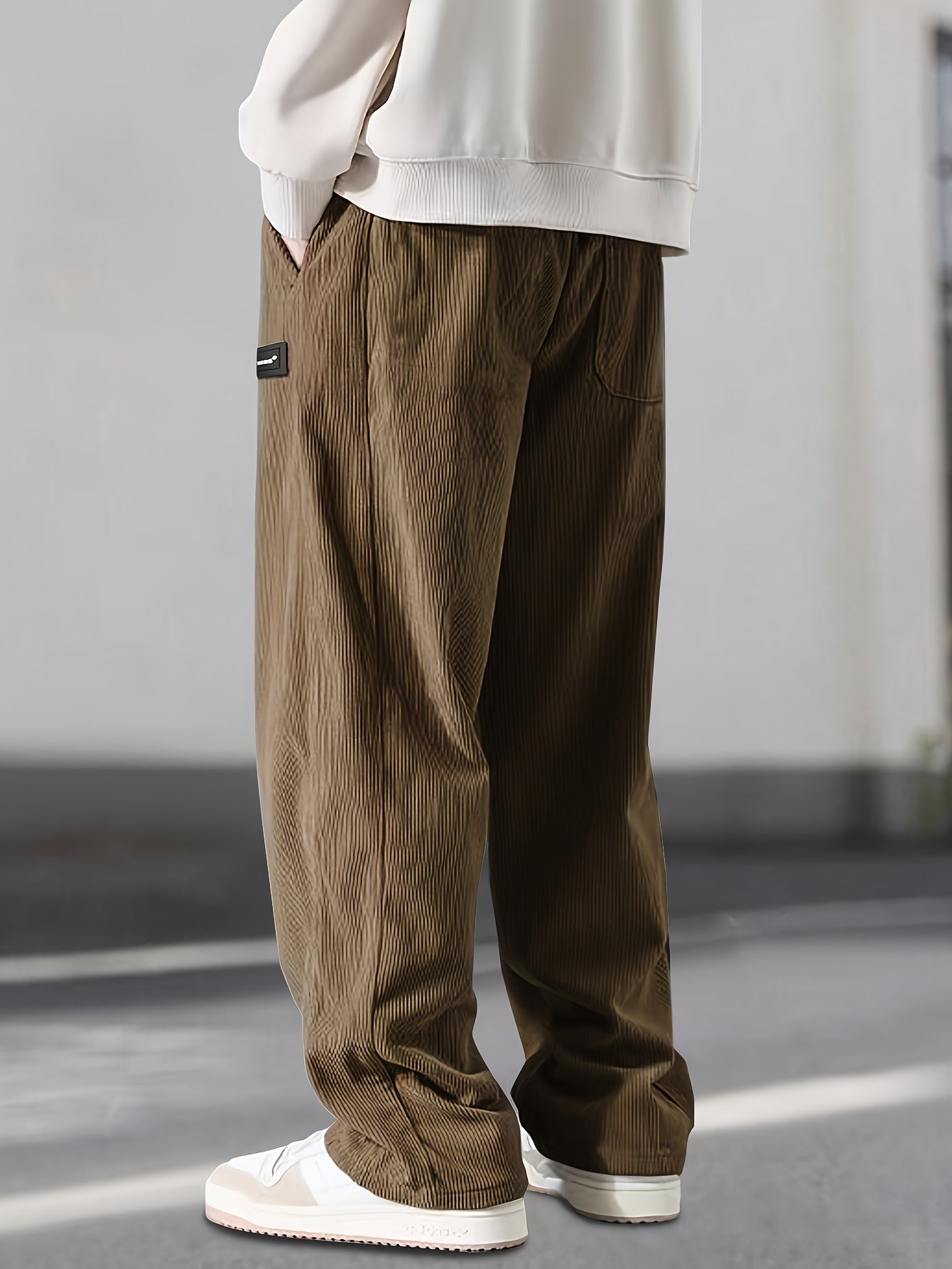 Savrani™ | Pantaloni dritti con coulisse in vita