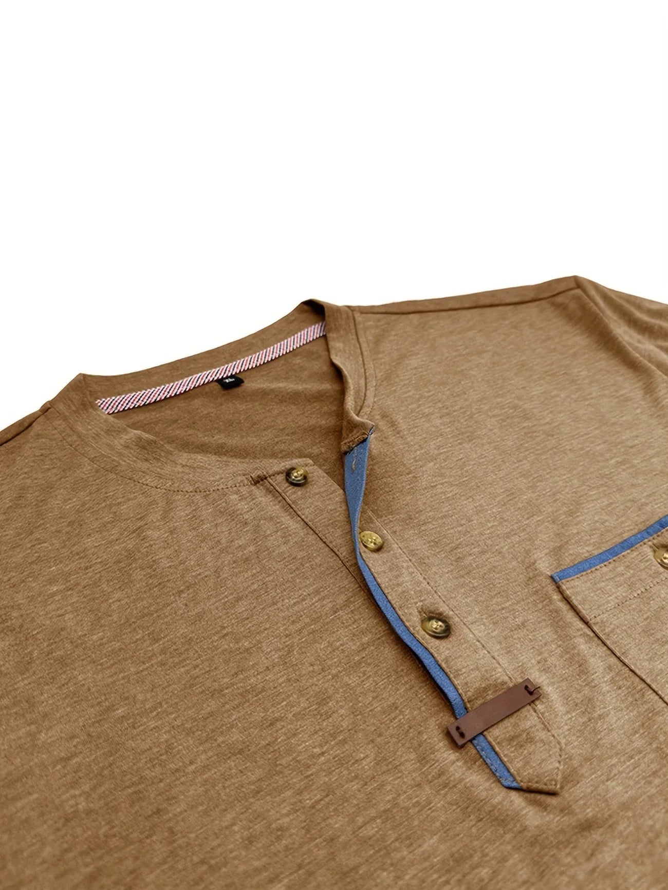 Savrani™ | T-shirt elegante con colletto rotondo e tasca