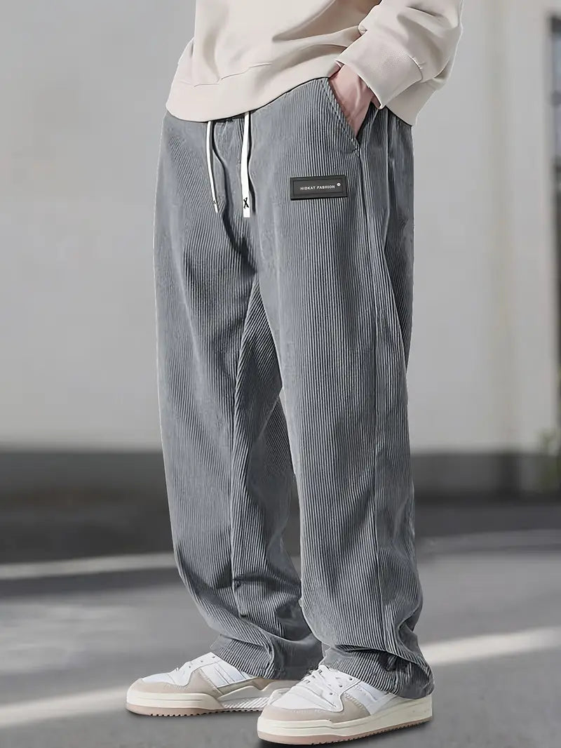 Savrani™ | Pantaloni dritti con coulisse in vita