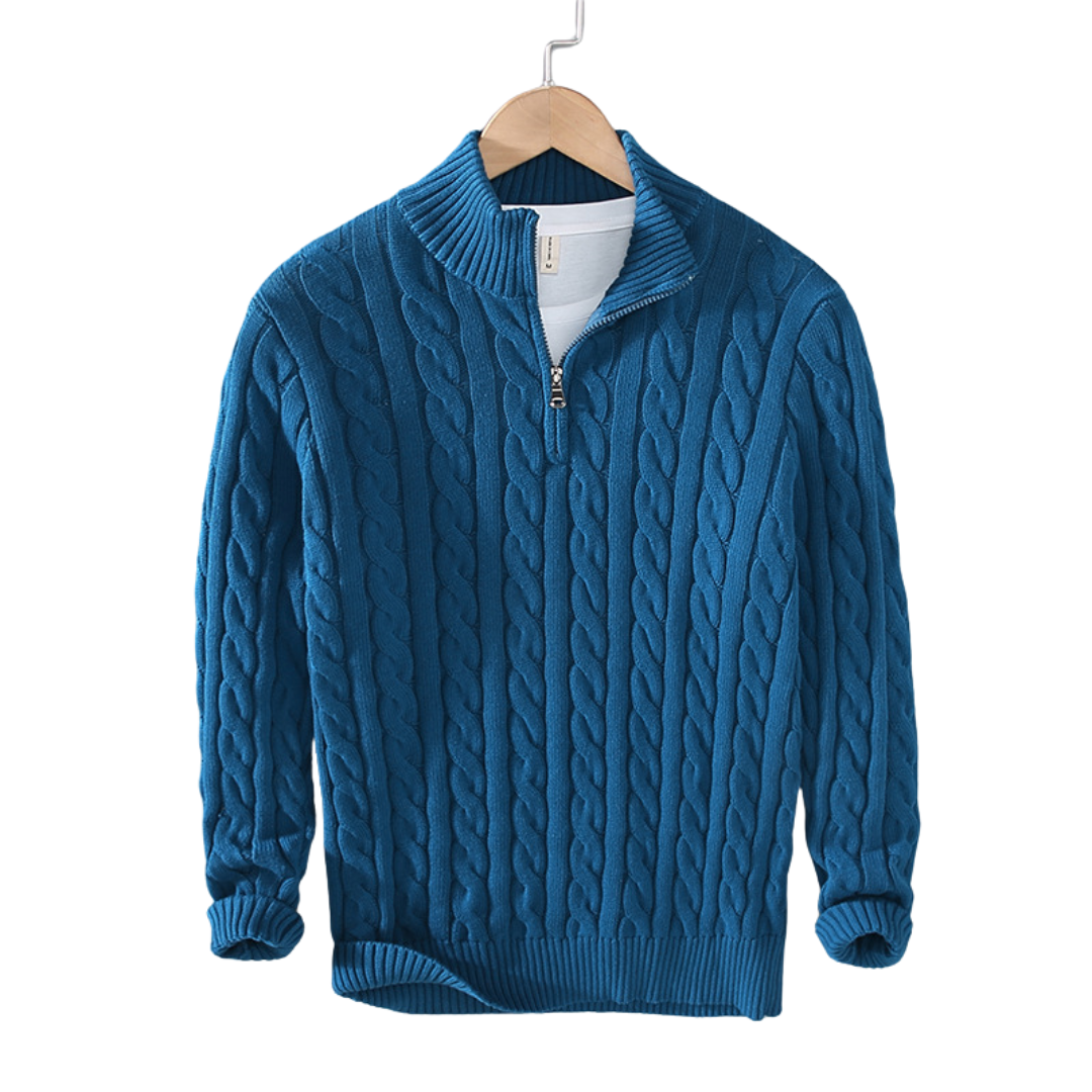 Savrani™ | Pullover con mezza zip