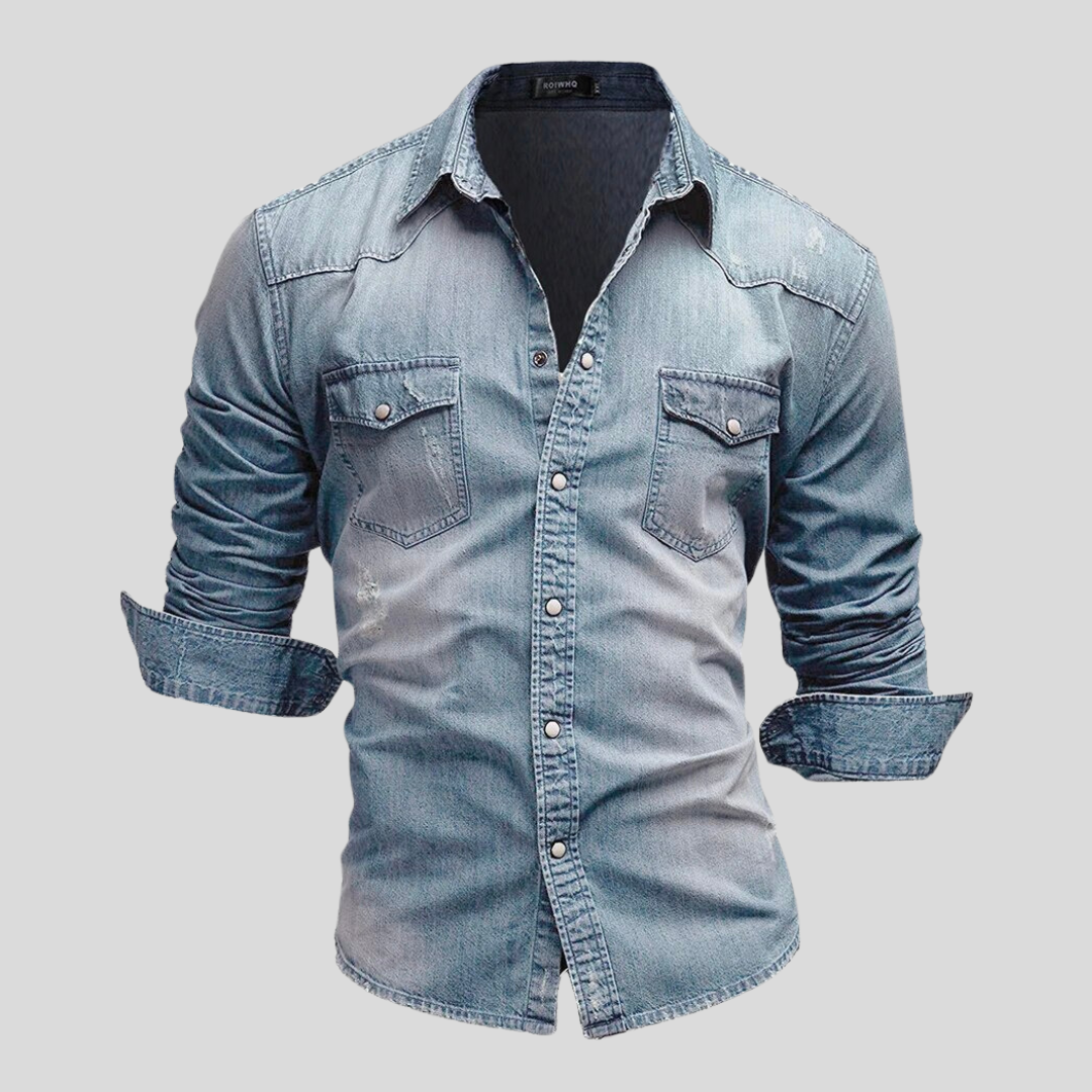 Savrani™ | Camicia in denim dallo stile moderno