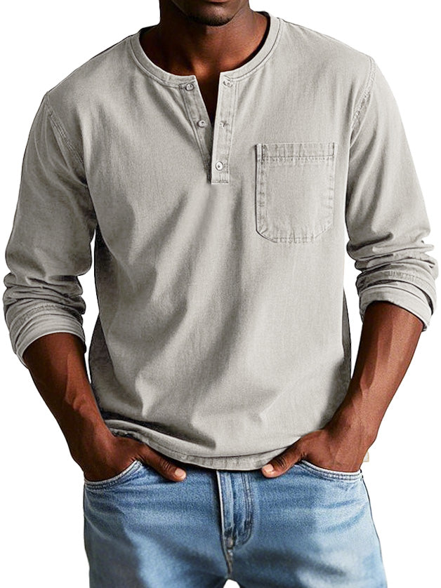 Savrani™ | Camicia Vintage a Maniche Lunghe