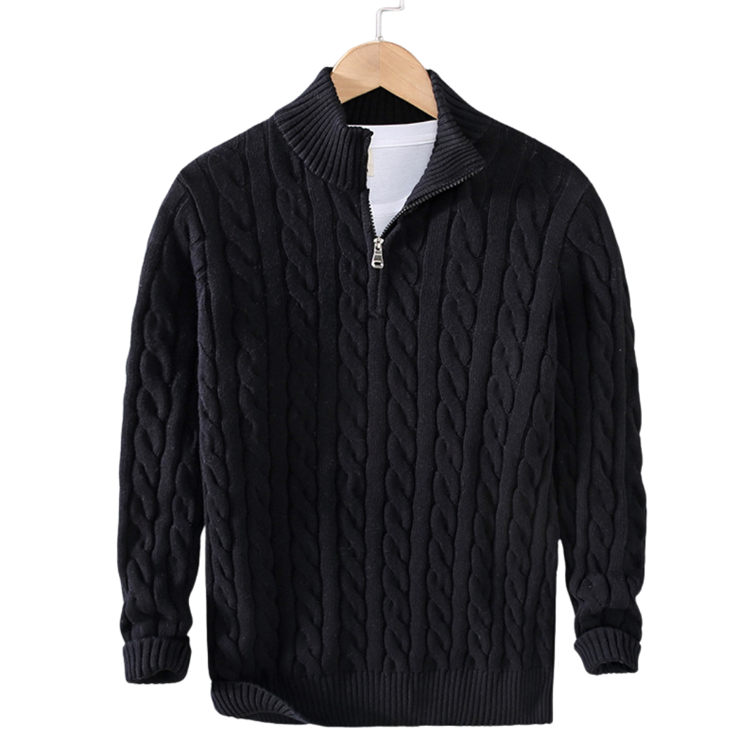 Savrani™ | Pullover con mezza zip