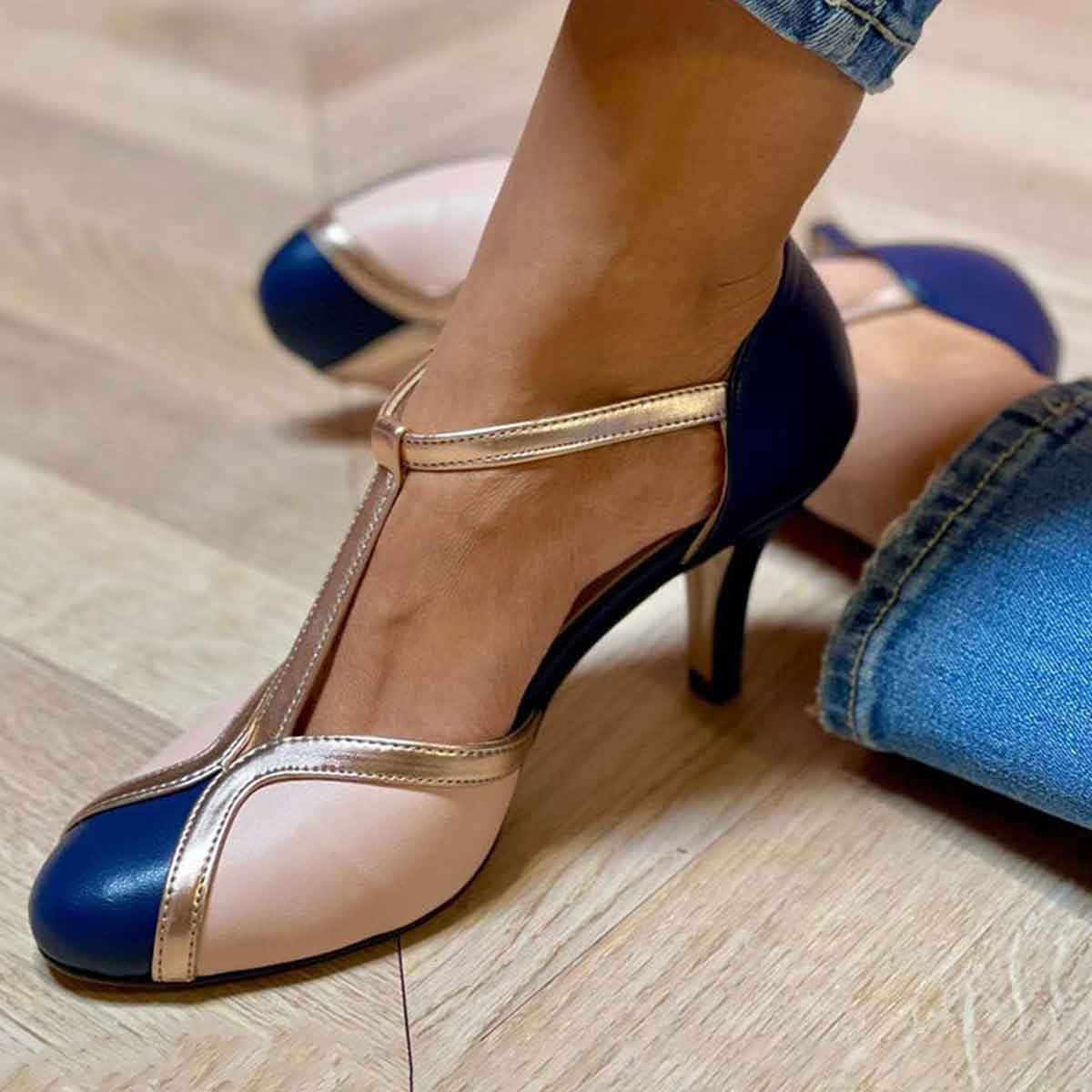 Savrani™ | Scarpe T-Strap Colorate e Comode