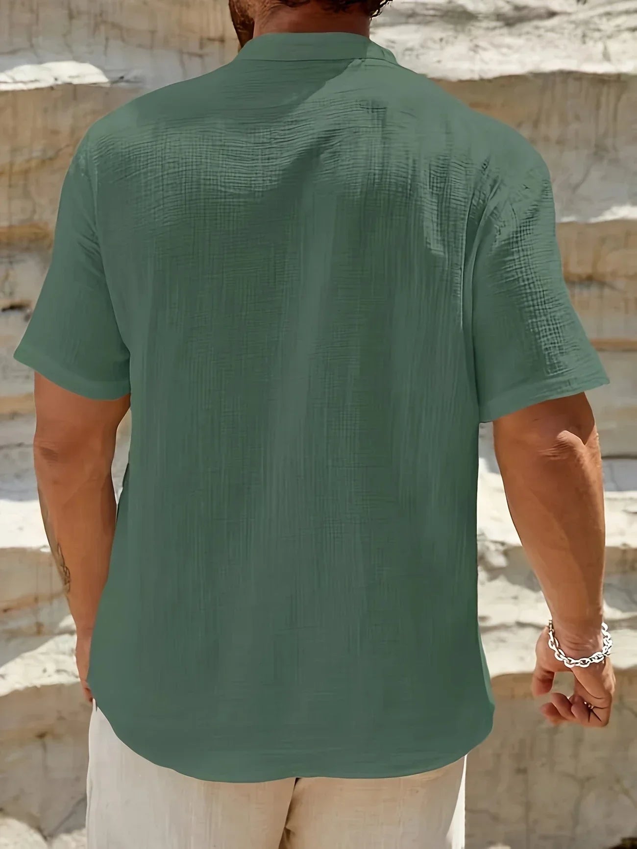 Savrani™ | Camicia estiva elegante con collo alto