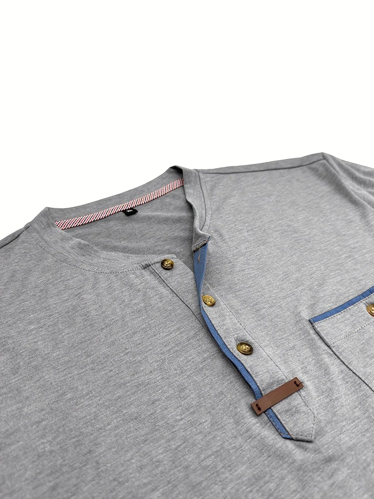 Savrani™ | T-shirt elegante con colletto rotondo e tasca
