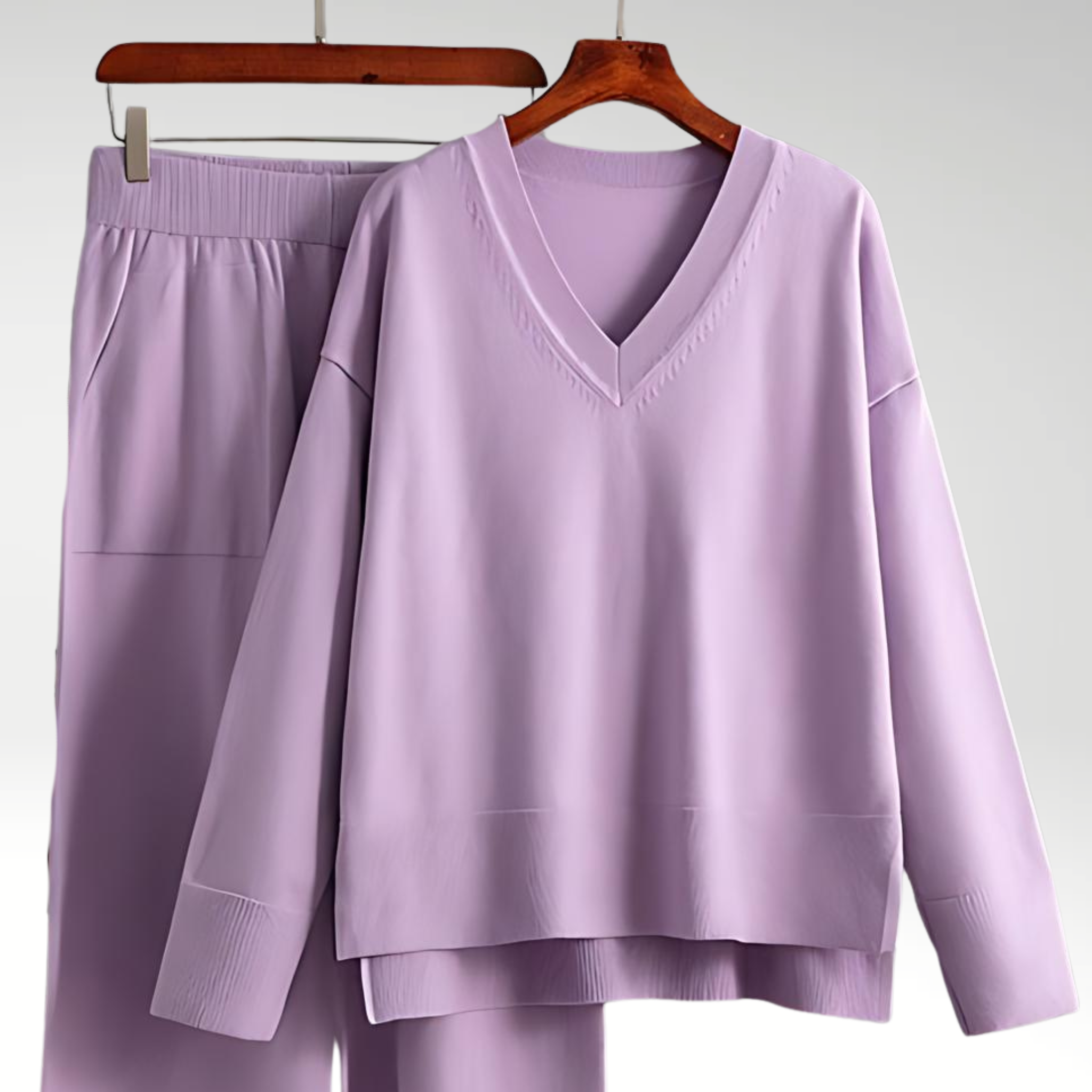 Savrani™ | Set Due Pezzi Luxe con Collo a V