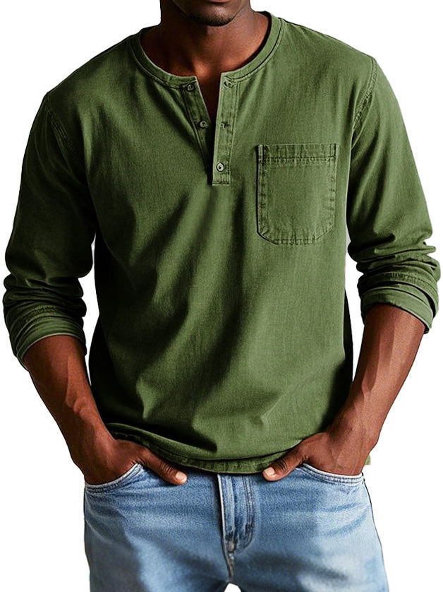 Savrani™ | Camicia Vintage a Maniche Lunghe