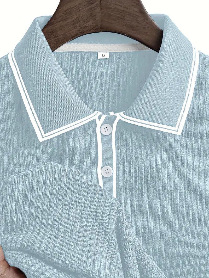 Savrani™ | Polo elegante a maniche corte