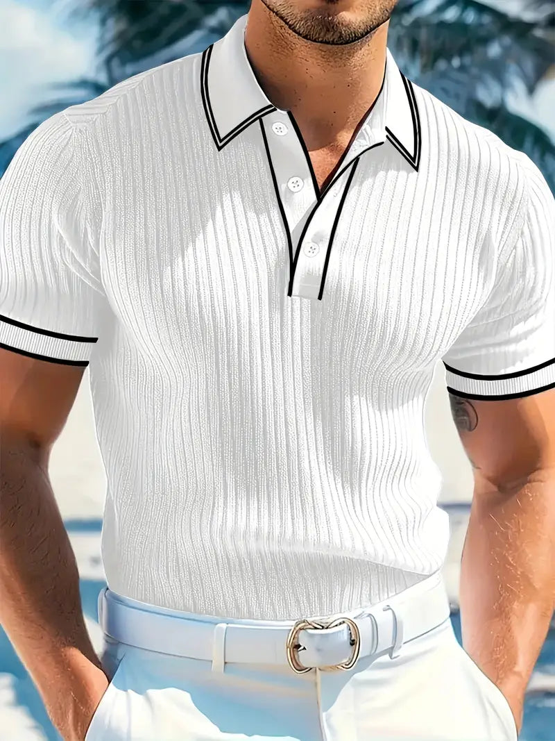 Savrani™ | Polo elegante a maniche corte